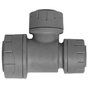 Polyplumb Enhanced 15mm x 10mm x 10mm Branch And End Reduced Tee
