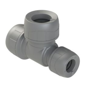Polyplumb Enhanced 22mm x 15mm x 22mm End Reduced Tee