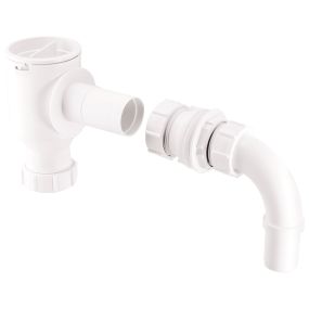 McAlpine Screened Tank Overflow Connector Extended (1.1/4 Inch)