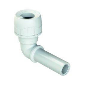 Polyplumb Enhanced 10mm x 15mm Spigot Elbow White