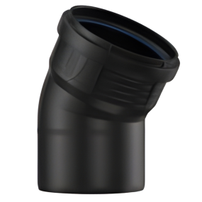 Pipelife Master3 Plus Acoustic Soil Single Socket Bend (160mm) (30 Degrees)