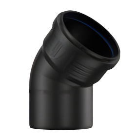 Pipelife Master3 Plus Acoustic Soil Single Socket Bend (160mm) (45 Degrees)