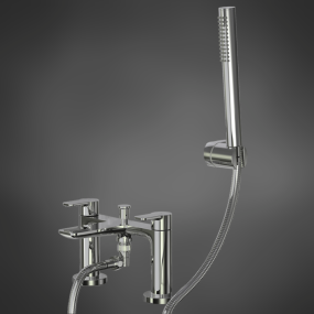 LeoNova Stratos 2 Taphole Bath Shower Mixer Chrome Tap *Warehouse Clearance*