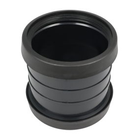 Masterflow Slip Coupler Push Fit (110mm) (Black)