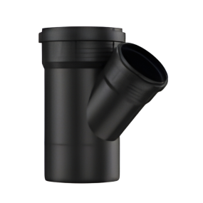 Pipelife Master3 Plus Acoustic Soil Reducing Branch (160/110mm) (45 Degrees)