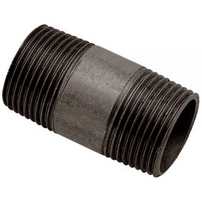 Black Iron Barrel Nipple 1.1/4"