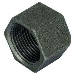 Malleable Black Iron End Cap