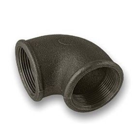 1/2" F x F Black Iron Equal Elbow