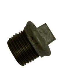 3/8" Black Iron Flanged Plug