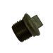 Black Iron Flanged Plug