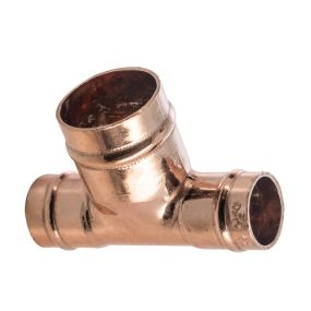 Copper Solder Ring Fitting Reduced  Ends Tee