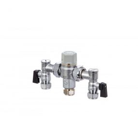 Altecnic Careflo ART5213 Merchant Thermostatic Mixing Valve MX with Service Valves (22mm)