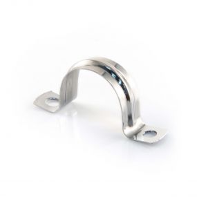 Chrome Plated Copper Saddle Clip 15mm