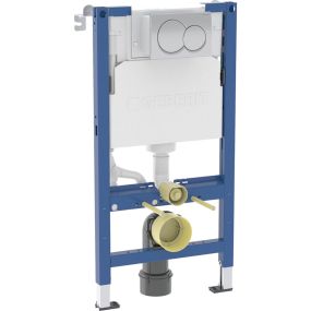 Geberit Alpha DuoFix Frame Pack (Height: 98cm) (Round Flush Plate Included)