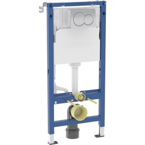 Geberit Alpha DuoFix Frame Pack (Height: 112cm) (Round Flush Plate Included)