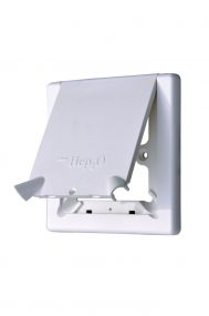 HEP2O Radiator Outlet Cover With Flap HX113WH