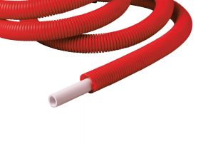 HEP2O Polybutylene Barrier Pipe Coil Of Red Conduit 10mm x 50m - HXXC5010RD
