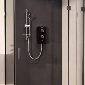 Aqualisa E2 Electric Shower (8.5kW) (Black)