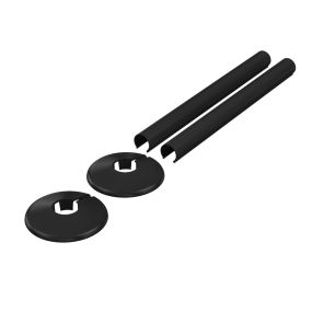 LeoNova 200mm Retro Fit Sleeve and Collar Set 18mm Diameter Plastic (Gloss Black)