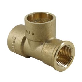 Copper Solder Ring Fitting Female End Tee