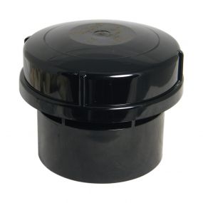 FloPlast Solvent Air Admittance Valve (110mm) (Black)