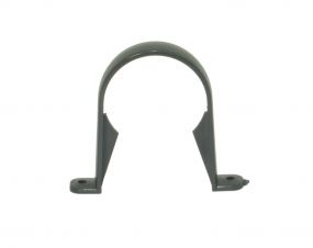 Floplast  Downpipe Clip for 68mm Round Downpipe Anthracite Grey