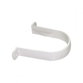 Floplast  Downpipe Clip for 68mm Round Downpipe White