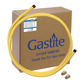 Gastite DN20 - 10M CSST Flexi Gas Piping c/w 2 Male 3/4" BSPT Fittings