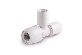 Hep2O Polybutylene Branch And End Reducing Tee (22 x 10 x 10mm)