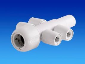Hep2O 2 x 2 Port Manifold (22 x 10mm)