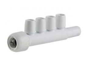 Hep2O Inline 4 Port Manifold (22mm x 10mm)