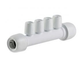 Hep2O Inline 4 Port Manifold (22mm x 10mm)