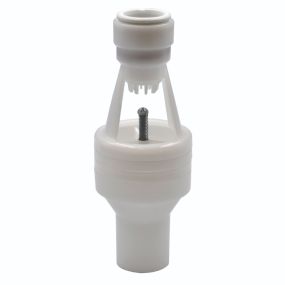Pushfit Hotun Hiflo Dry Trap Tundish XL Universal/Pushfit (White) (22mm x 32mm)