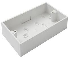 Primaflow Plastic Pattress Box - Double 45mm