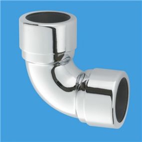 McAlpine 32mm X 90° Chrome Plated Compression Elbow
