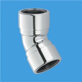 McAlpine 42mm X 135° Chrome Plated Compression Elbow