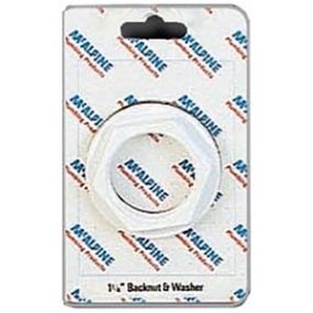 McAlpine No 20 Handipak - 1.1/4 Inch Backnut And Washer