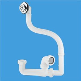 McAlpine 1.5” Extended Bath Trap And Overflow FSK10E