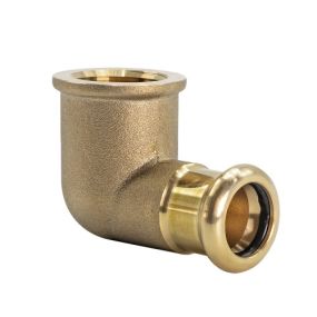 Press Fit M Profile Female Iron Elbow WRAS