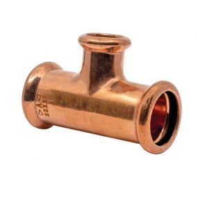 M' Profile WRAS Press Fitting 54mm x 54mm x 42mm Reducing Branch Tee