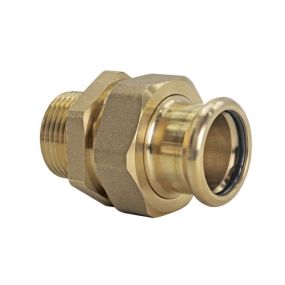 Press Fit M Profile Male Iron Union Coupler WRAS