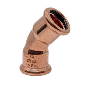 M' Profile WRAS Press Fitting 35mm Obtuse Elbow