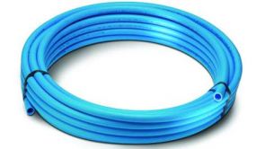 BLUE MDPE PIPE 20mm x 100MTR COIL