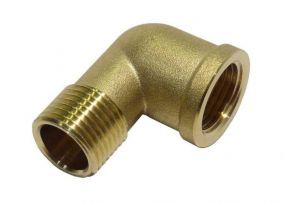 M X F Elbow Threaded Brass 1/2"