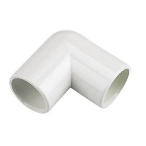 Solvent Weld Overflow 21.5mm Elbow - 90 degree
