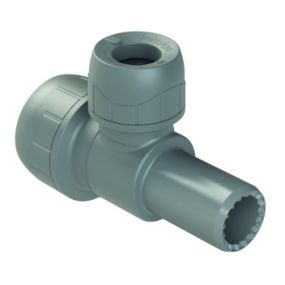 Polyplumb Enhanced 22mm x 22mm x 15mm Branch Reduced Spigot Tee