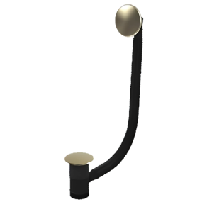 Top-Fix Click Clack Bath Waste (Brushed Brass)