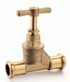 Press Fit Stop Cock "M" Profile 15mm