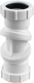 Plastic Compression 32mm 90 Degree Adjustable Bend White