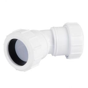 Compression Waste Bend 135 Degree White (50mm)